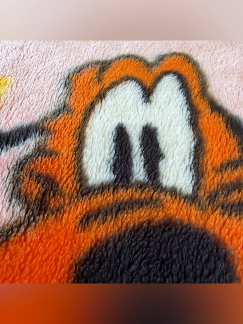 VTG Baby Mickey & Friends Plush Minky Blanket Minnie Daisy Goofy 61x85 Soft Nice